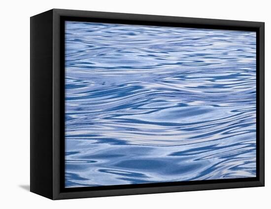 Blue Water-Hans Strand-Framed Stretched Canvas