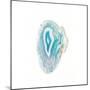 Blue Watercolor Agate Square-Susan Bryant-Mounted Premium Giclee Print