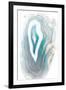 Blue Watercolor Agate-Susan Bryant-Framed Art Print