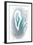 Blue Watercolor Agate-Susan Bryant-Framed Art Print