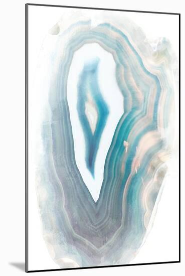 Blue Watercolor Agate-Susan Bryant-Mounted Art Print