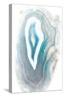 Blue Watercolor Agate-Susan Bryant-Stretched Canvas