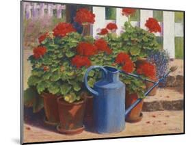 Blue Watering Can, 1995-Anthony Rule-Mounted Giclee Print