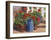 Blue Watering Can-Anthony Rule-Framed Giclee Print