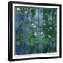 Blue Waterlilies, 1916-1919-Claude Monet-Framed Giclee Print