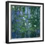 Blue Waterlilies, 1916-1919-Claude Monet-Framed Giclee Print