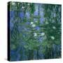 Blue Waterlilies, 1916-1919-Claude Monet-Stretched Canvas