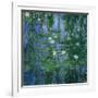 Blue Waterlilies, 1916-1919-Claude Monet-Framed Giclee Print