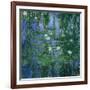 Blue Waterlilies, 1916-1919-Claude Monet-Framed Giclee Print