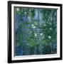 Blue Waterlilies, 1916-1919-Claude Monet-Framed Giclee Print