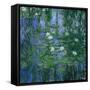 Blue Waterlilies, 1916-1919-Claude Monet-Framed Stretched Canvas