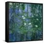 Blue Waterlilies, 1916-1919-Claude Monet-Framed Stretched Canvas