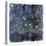 Blue Waterlilies-Claude Monet-Stretched Canvas