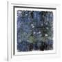 Blue Waterlilies-Claude Monet-Framed Premium Giclee Print