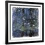 Blue Waterlilies-Claude Monet-Framed Premium Giclee Print