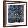 Blue Waterlilies-Claude Monet-Framed Art Print