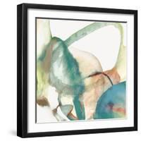 Blue Watermarks II-Jacob Q-Framed Art Print