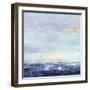 Blue Wave No. 1-Suzanne Nicoll-Framed Art Print