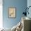 Blue Whale Davinci-Lantern Press-Framed Art Print displayed on a wall