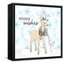 Blue Whimsical Christmas I-Patricia Pinto-Framed Stretched Canvas