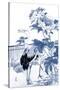 Blue & White Asian Garden I-Vision Studio-Stretched Canvas