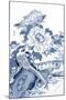 Blue & White Asian Garden II-Vision Studio-Mounted Art Print