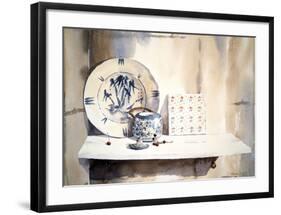 Blue/White China II-Jeremy Taylor-Framed Premium Giclee Print