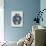 Blue & White Ginger Jar on Linen I-Vision Studio-Art Print displayed on a wall