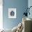 Blue & White Ginger Jar on Linen I-Vision Studio-Framed Art Print displayed on a wall