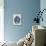 Blue & White Ginger Jar on Linen I-Vision Studio-Mounted Art Print displayed on a wall