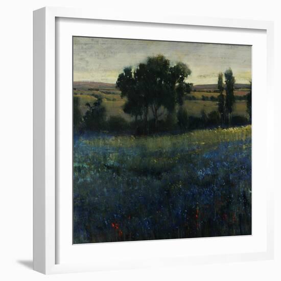 Blue Wildflowers-Tim O'toole-Framed Giclee Print