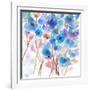 Blue Wildflowers-Marabeth Quin-Framed Art Print