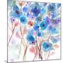Blue Wildflowers-Marabeth Quin-Mounted Art Print