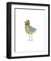 Blue Winged Bird-John W^ Golden-Framed Giclee Print