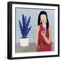 Blue Wings-Aimee Wilson-Framed Art Print