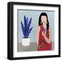 Blue Wings-Aimee Wilson-Framed Art Print