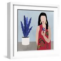 Blue Wings-Aimee Wilson-Framed Art Print