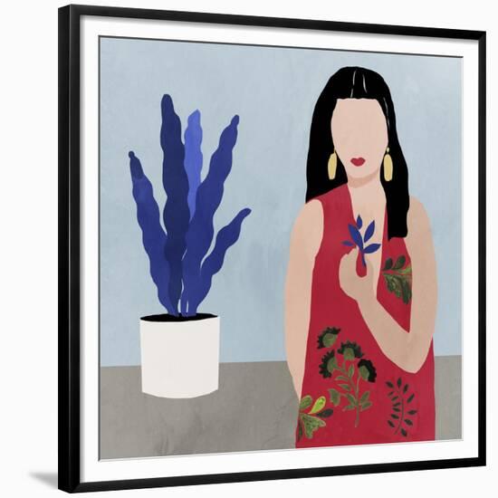 Blue Wings-Aimee Wilson-Framed Premium Giclee Print