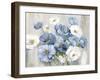 Blue Winter Florals-Asia Jensen-Framed Art Print