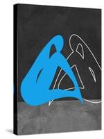 Blue Woman-Felix Podgurski-Stretched Canvas