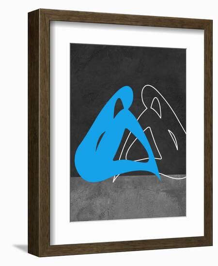 Blue Woman-Felix Podgurski-Framed Art Print