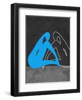 Blue Woman-Felix Podgurski-Framed Art Print