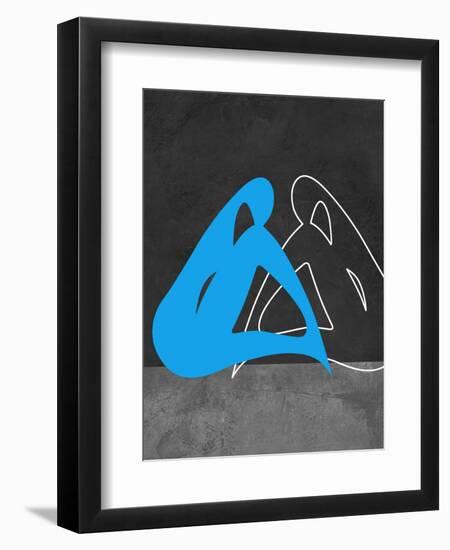 Blue Woman-Felix Podgurski-Framed Art Print