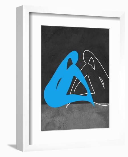 Blue Woman-Felix Podgurski-Framed Art Print