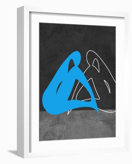 Blue Woman-Felix Podgurski-Framed Art Print