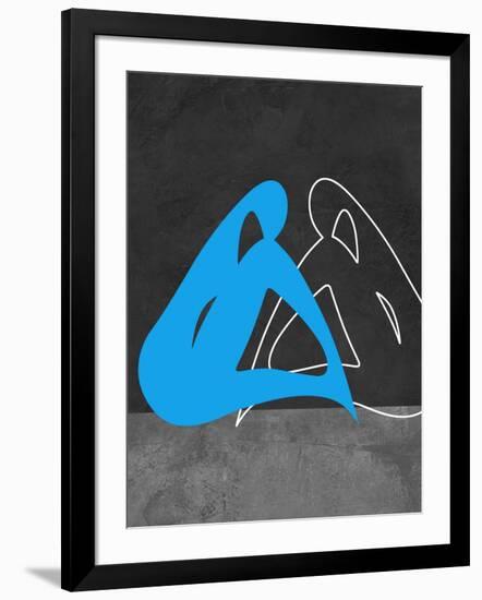 Blue Woman-Felix Podgurski-Framed Art Print