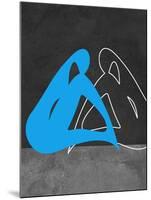 Blue Woman-Felix Podgurski-Mounted Art Print