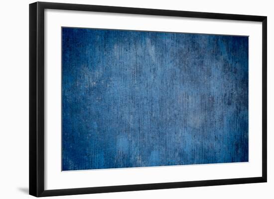 Blue Wood Background and Texture-tortoon-Framed Photographic Print