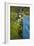 Blue Wooden Door in the Allotment Garden-Brigitte Protzel-Framed Photographic Print