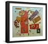 Blue World, 1934-Wassily Kandinsky-Framed Giclee Print